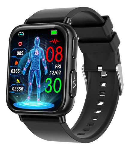 Glucómetro Ecg Smartwatch Para Hombre Diagnóstico De Ia