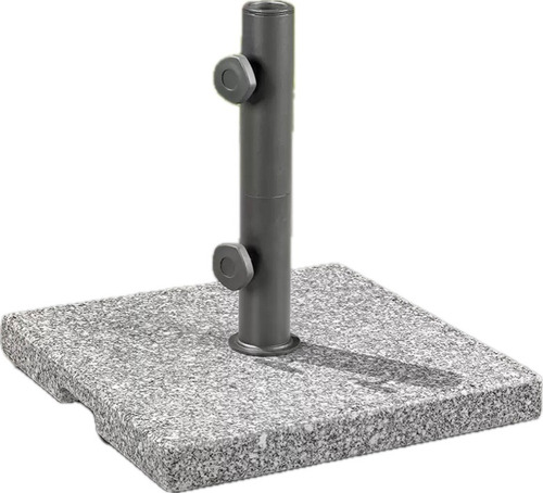 Pedestal Para Sombrilla, Base, Soporte Con Rueda Granito Color Blanco/negro