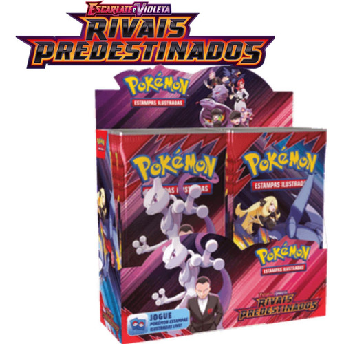 Pokémon Box Com 36 Boosters Ev10 Rivais Predestinados Copag