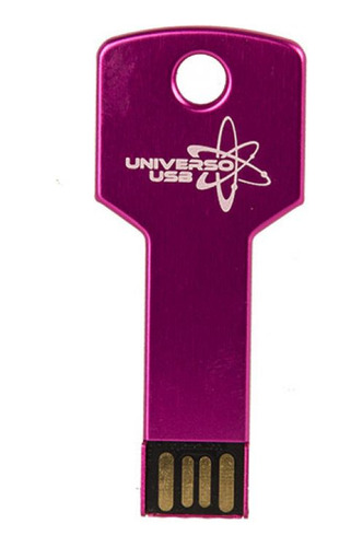 Pendrive Llave Rosada De Metal 32gb - Material Pop