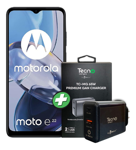 Motorola E22 64gb + Cargador