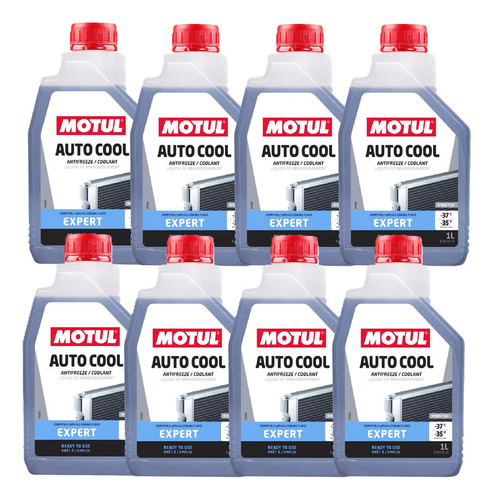 Kit Fluido Radiador Motul Auto Cool Expert Inugel 8 Litros