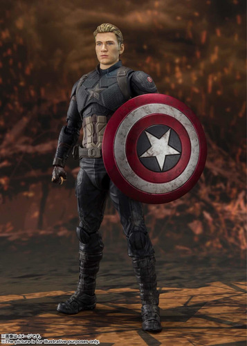 Imagen 8 de 12 de Capitán America Endgame Final Battle Vr. S.h.figuarts Bandai