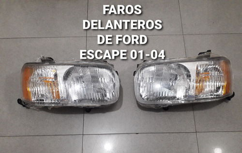 Faros Delanteros Ford Escape 01-04 Eagle Eyes