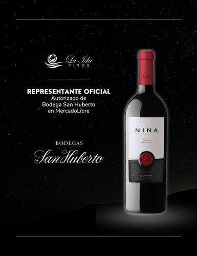Imagen 2 de 10 de Vino Gran Nina Malbec Caja X 6 X 750ml. + 2 Copas