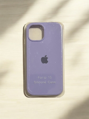 Capa De iPhone 15 Silicone, Câmera Aberta E Fechada