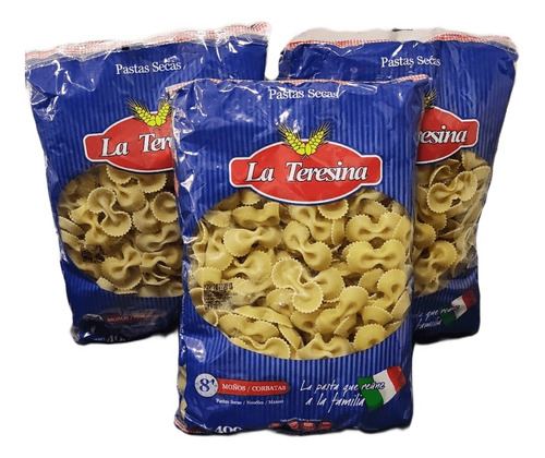 Fideos Corbata 12u. La Teresina 400grs.