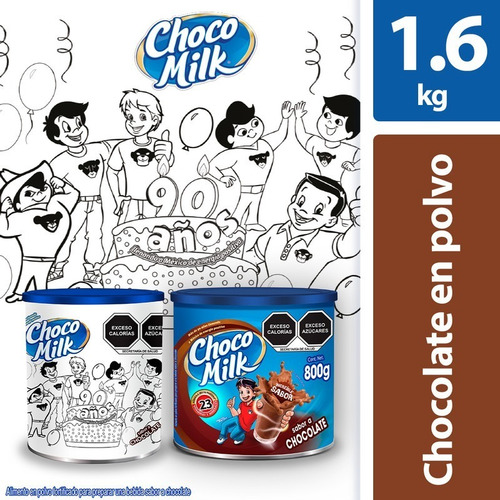 Choco Milk Colors Paquete Con 2 Latas De 800g C/u