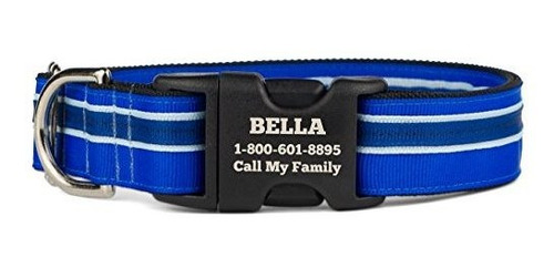 Si Es Barcos Personalizados 1  Collar De Perro Rayado 7ubam