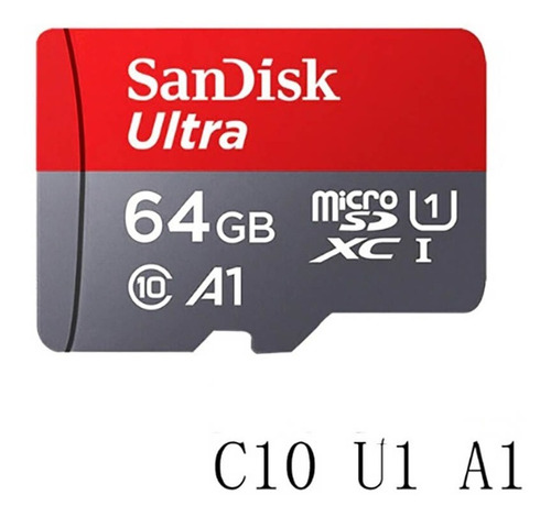 Memoria Micro Sd Sandisk 64gb Clase10 Ultra Nuevo Android