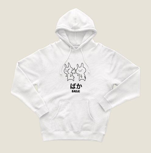 Sudadera Con Capucha Baka Japon Anime Otaku Unisex