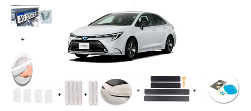  Combo De Accesorios De Protección Para  Toyota Corolla 2019