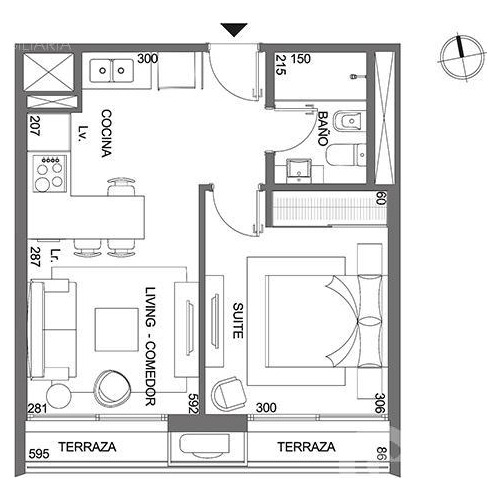 Alquiler De Apartamento De Un Dormitorio En Pocitos
