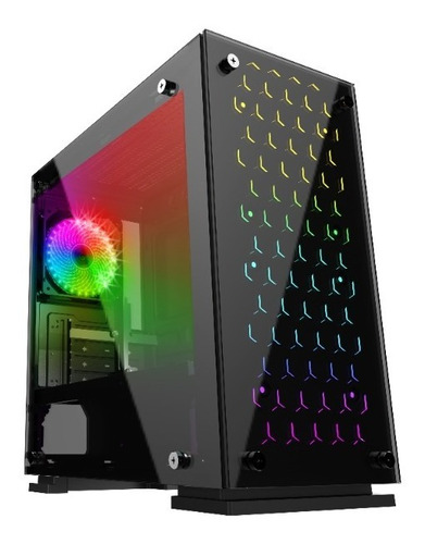 Gabinete Talos Balam Rush, Micro Tower, Micro Atx/ Mini Atx Color Negro