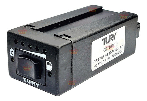 Imagem 1 de 6 de Chave Comutadora Tury T1000 Só Caixa Para Kit Gas Igt Sgv