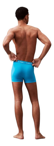Boxer Trunk Calvin Klein De Algodón 3 Pack - Original