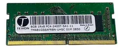 comprar Memoria Teikon Ddr4 8gb Notebook Pc4-2400t 1rx8 Seminova