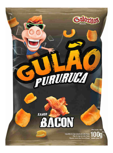 Salgadinho Chips Gulão Bacon Pururuca 100g