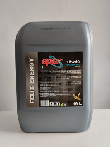 Aceite Diesel 15w40 Paila 20lts Apex
