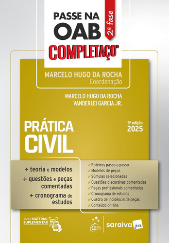 Passe Na Oab 2ª Fase - Completaço - Prática Civil - 9ª Edição 2025