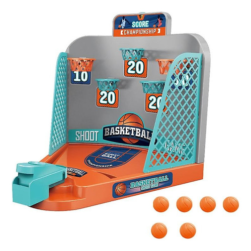 Juego De Mesa Basketball Shoot Game Punteria Niños 