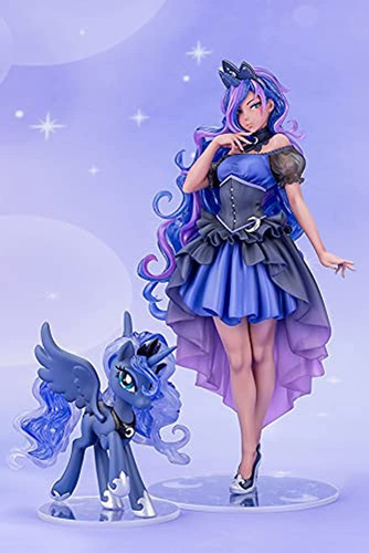 Kotobukiya My Little Pony: Estatua De Princesa Luna Bishouj