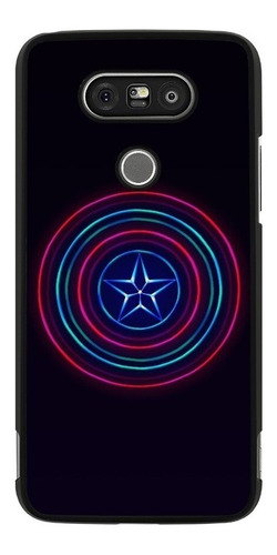 Funda Protector Para LG G5 G6 G7 Capitan America Escudo