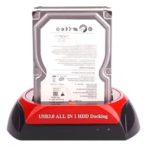 Comprar Docking Discos Sata Ide 2.5 Y 3.5 Hdd Usb 3.0 + Fuente 12v3a
