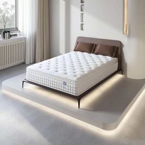 Colchón Matrimonial Memory Foam | Diseño Ergonómico | Blanco