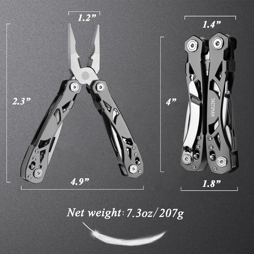 Cuchillo De Bolsillo Multiherramienta 15 En 1 Tactiman
