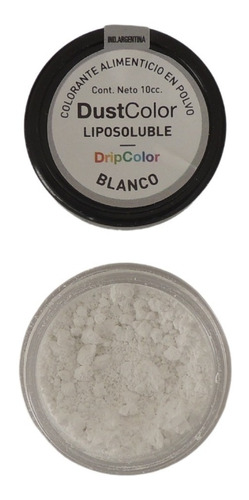 Colorante Polvo Liposoluble Blanco Dustcolor X10cc