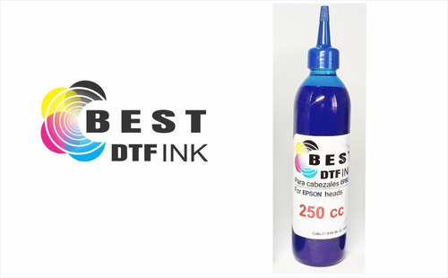 250 Cc Tinta Para Dtf Colores Cmyk Mejor Calidad Marca Best