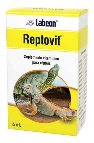 Labcon Alcon Reptovit 15 Ml Suplemento Vitamínico P/ Répteis