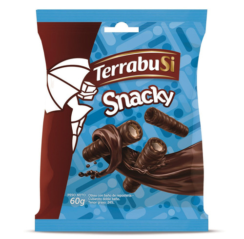 Obleas Terrabusi Snacky de chocolate 60 g