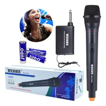 Comprar Micrófono Inalámbrico Profesional Weisre Karaoke