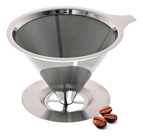 Filtro De Cafe Inox 103 Coador Reutilizavel Sem Uso Papel
