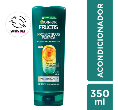 Acondicionador Garnier Fructis Probióticos Fuerza 350 Ml