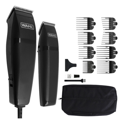 Maquina De Cortar Pelo Home Cut  Combo Black 14 Piezas Wahl