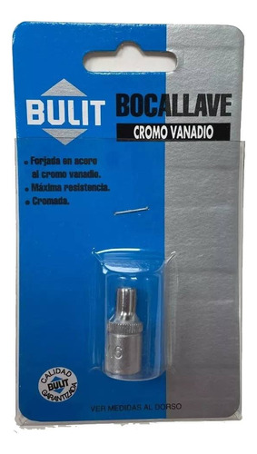 Tubo Bocallave Bulit - 1/4  - 10 Mm- Cromo Vanadio