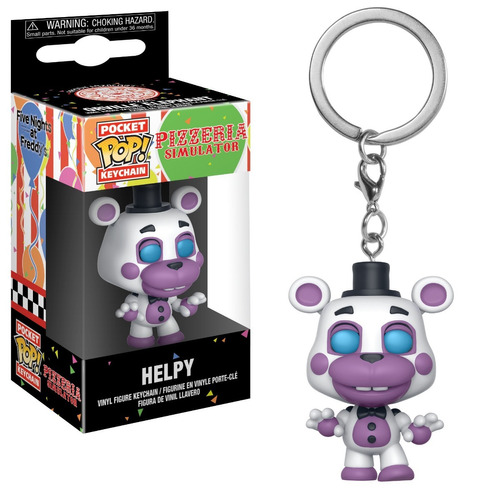 Funko Pop Pocket Llavero Five Nights Pizza Sim Helpy