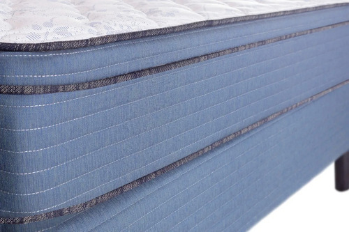 Imagen 4 de 8 de Somier Marinero Divan Jackard Doble 100x200 King Koil Aspen