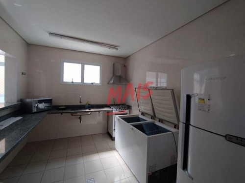 Apartamento Com Vista Livre E Lazer Completo, 3 Dormitórios Para Alugar, 118 M² - Aparecida - Santos/sp - Ap5876