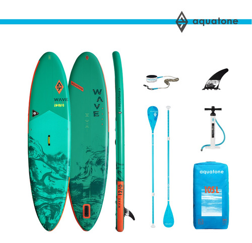 Stand Up Paddle Inflable Aquatone Wave Plus 12'0