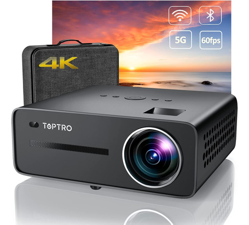 Proyector Full Hd 1080p, Wifi 5g, Bluetooth, 460 Lm, 4k,