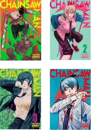 Chainsaw Man, Mangá Volume 1 Ao 3 - Kit Lacrado