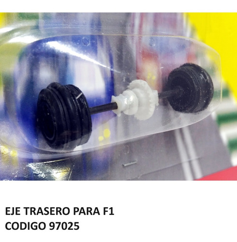 Eje Trasero Completo Para Autos F1 1/32 Marca Sk 97025