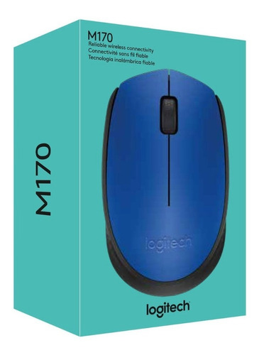 Mouse Inalambrico Logitech M170 Azul