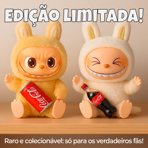 Boneco Labubu X Coca-cola Pop Mart Edição Limitada