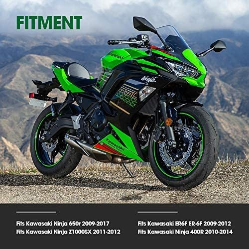 Imagen 7 de 9 de 2009-2016 Kawasaki Ninja 650r Espejos Para Ninja Er6f Er-6f