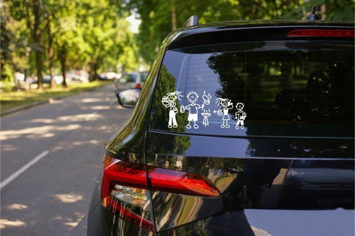 Calcomanias Familia Sticker En Vinil Para Carros